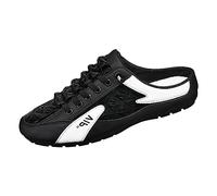 Men's 2026 Spring Autumn Fisherman's Slip On Shoes - Breathable Canvas Casual Shoes, Antiskid Sole, Lightweight for Boating, Beach and River Walks Black