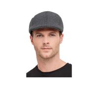 Smiffys 20s Gangster Flat Cap, Grey , 1920's Razzle Fancy Dress, Gangster Dress Up Hats