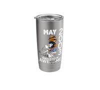 Mens 23rd Birthday Legends May 2003 Vintage 23 Years Old Stainless Steel Insulated Tumbler