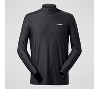 Men's 24/7 Tech Tee Long Sleeve Half Zip - Black