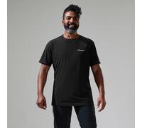 Berghaus Men's 24/7 Short Sleeve Crew Tech Baselayer T-Shirt, Black, XS