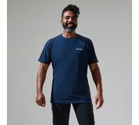 Berghaus Men's 24/7 Short Sleeve Crew Tech Baselayer T-Shirt | Moisture Wicking | Breathable, Dusk, 3XL