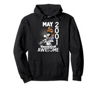 Mens 25th Birthday Legends May 2001 Vintage 25 Years Old Pullover Hoodie
