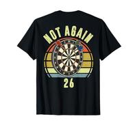 Mens 26 Darts Team Funny 180 Dart Players Dartboard Women T-Shirt