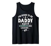 Mens 2nd Baby Announcement Dad I’m Going to Be a Daddy Again 2026 Tank Top