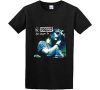 Men's 3 Doors Down Here Without You T-Shirt Print Tees Short Sleeve O Neck(Large)