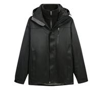 Mens 3 in 1 Waterproof Jacket Outdoor Windproof Jacket Warm Windbreak Coat Ski Hiking Jackets Recreation Clothing Men's Raincoat Cycling Climbing Hunting Running Walking Sportwear Going Out Clearance