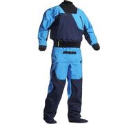 Men's 3-Layer Waterproof Fabric Latex Gasket Neoprene Thrust Ocean River Kayak Blue M