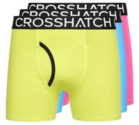 Mens 3 Pack Crosshatch Boxer Shorts Underwear Trunks Multipack Designer Set UK