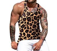 Men's 3 Pack Running Tank Tops Breathable Workout Sleeveless Gym Fitness Vests Quick Dry Training Bodybuilding T-Shirts Hooded Tank top Men Vests for Men UK Thermal Mens Rock t Shirts (Brown, XXL)