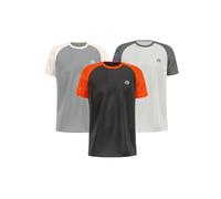 Men's 3-Pack Short Sleeve Gym T-Shirts. Advanced Moisture-Wicking, Quick-Dry, and Anti-Odor Technology for Intense Workouts. Stay Stylish in Premium Athletic tees. (Large, Black/Gray/White)