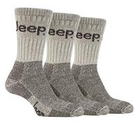 Mens 3 Pair Luxury Jeep Terrain Cushion Sole Walking Hiking Work Socks 6-11 uk, 39-45