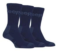 Mens 3 Pair Luxury Jeep Terrain Cushion Sole Walking Hiking Work Socks 6-11 uk, 39-45