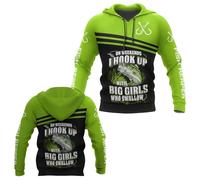 Men's 3D Crappie Fish Graphic Hoodie, Casual Hooded Top Jumper