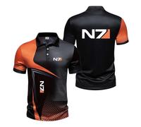 Mens 3D Polo Shirts Active T-Shirt for N..7 Tennis Short Sleeved Breathable Tracksuit Collision Color Tee Top Clothes Printing Half Sleeve-ZongS||l