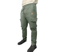 Mens 4 Way Stretch Waterproof Active Stretch Walking Cargo Joggers Trousers Tactical Outdoor Softshell S to 3XL, Olive, XXL