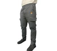 Mens 4 Way Stretch Waterproof Active Stretch Walking Cargo Joggers Trousers Tactical Outdoor Softshell S to 3XL, Charcoal, XXL