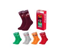 Mens 5 Pack Socks Coca Cola Multi 7-11