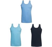 Mens 5 Star Executive Pure 100% Cotton Interlock Coloured Vest Size Small - 5XL (3, XL) Multicoloured