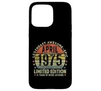 Mens 51st Birthday Legends April 1996 Vintage 51 Years Old Case for iPhone 15 Pro Max
