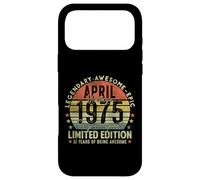 Mens 51st Birthday Legends April 1996 Vintage 51 Years Old Case for iPhone 17 Pro Max