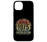 Mens 51st Birthday Legends March 1996 Vintage 51 Years Old Case for iPhone 14 Plus