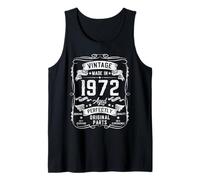 Mens 53rd Birthday Gifts for Men 53yr 53 Years Old Vintage 1972 Tank Top