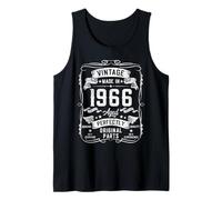 Mens 59th Birthday Gifts for Men 59yr 59 Years Old Vintage 1966 Tank Top