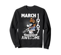 Mens 59th Birthday Legends March 1967 Vintage 59 Years Old Sweatshirt