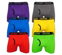 Mens 6 Pack Location Boxer Shorts Trunks Gift Underwear Cotton Boxers, XL, Legion (6 Pack)