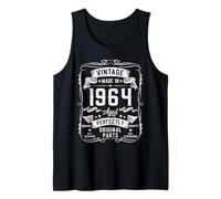 Mens 61st Birthday Gifts for Men 61yr 61 Years Old Vintage 1964 Tank Top