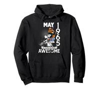 Mens 61st Birthday Legends May 1965 Vintage 61 Years Old Pullover Hoodie