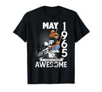 Mens 61st Birthday Legends May 1965 Vintage 61 Years Old T-Shirt