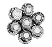 Mens 7 Blade Razor Replacement Shaving Heads Floating Washable Electric 7D Shavers Trimmers Kit Cutter Blades Replacement Head, Shaving Attachment