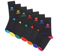 Mens 7 Pack Novelty Days of the Week Socks Mood Fun Socks (UK 6-11 (EU 39-45) MENS)