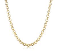 Men's 8mm Gold Plated Belcher Chain Necklace - 24-Inch Diamond Cut Luxury Necklace Weight: 68g Gold Plated Neckalces for Men - Bling King London