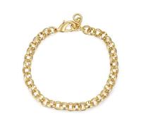 Men's 8mm Gold Plated Diamond Cut Pattern Belcher Bracelet - Men's Gold Plated Lighweight Bracelet Weight: 23g Perfect for Men, Teens, & Kids - Bling King London