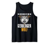 Mens A Gentleman is just a Patient Wolf Tank Top
