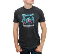 Men's A Minecraft Movie Classic Gang T-Shirt, Black, XL