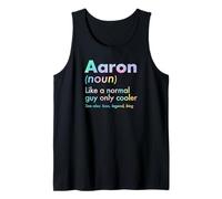 Mens Aaron Like A Normal Guy Only Cooler Legend King First Name Tank Top