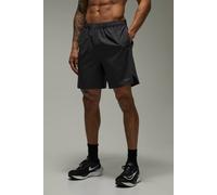 Men's Active 7inch Stretch Woven Ripstop Short | Charcoal | Size 2X-Large | BOOHOOMAN
