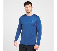 Peter Storm Men’s Active Long Sleeve T-Shirt, Lightweight and Breathable Men's Baselayer Top (M, Blue)