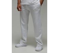 Men's Active Straight Leg Man Dash Jogger | Grey Marl | Size Small | BOOHOOMAN