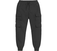 Mens Active Stretch Walking Elasticated Cargo Joggers Trousers Tactical Water Resistant Outdoor Softshell Quick Dry Pants, Charcoal - Double Pocket, M