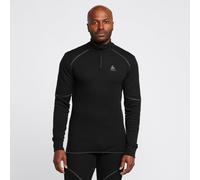 Men's Active X-Warm Crew Half Zip Baselayer, Black XL