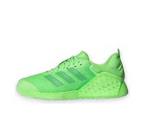 MENS ADIDAS DROPSET 3 TRAINING SHOES - ALL SIZES - LIME GREEN - JR1666 - NEW.