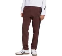 Men's adidas Essentials 3-Stripes Fleece Pants Brown JX0713