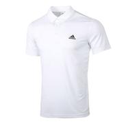 Men's adidas Fab Lapel Short Sleeve polo White Polo Shirt CV8321 S