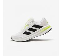 Men's adidas Galaxy 7 Cushioned Stable Running Shoes - Black/white/green