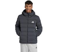 Men's adidas Helionic Climawarm Stretch Hooded Down Jacket Black JN2114